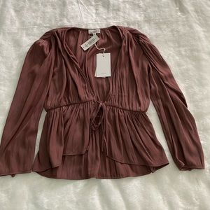 ARITZIA WILFRED SHAUNNA BLOUSE XS